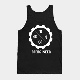 BEERGINEER Brewmaster Beer Brewer TShirt Homebrew Gift Tank Top